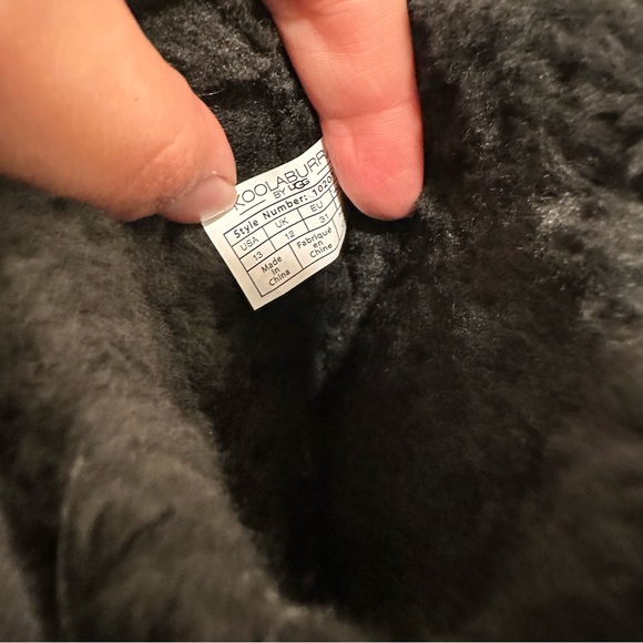 Koolaburra by UGG Victoria Girl's Tall Winter Boots for Kids Color Black Sz US13 - Picture 12 of 14